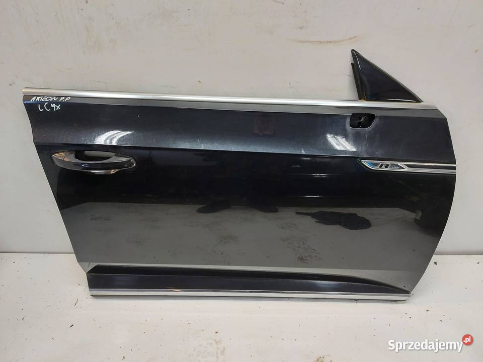 VW Arteon 3G8 2018r DRZWI PRAWY PRZÓD czarny sprzedam