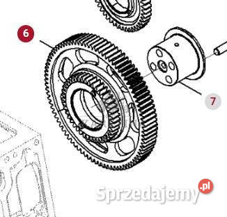 Fendt 936 Gen 7 Silnik D1556LE523 Koło Zębate