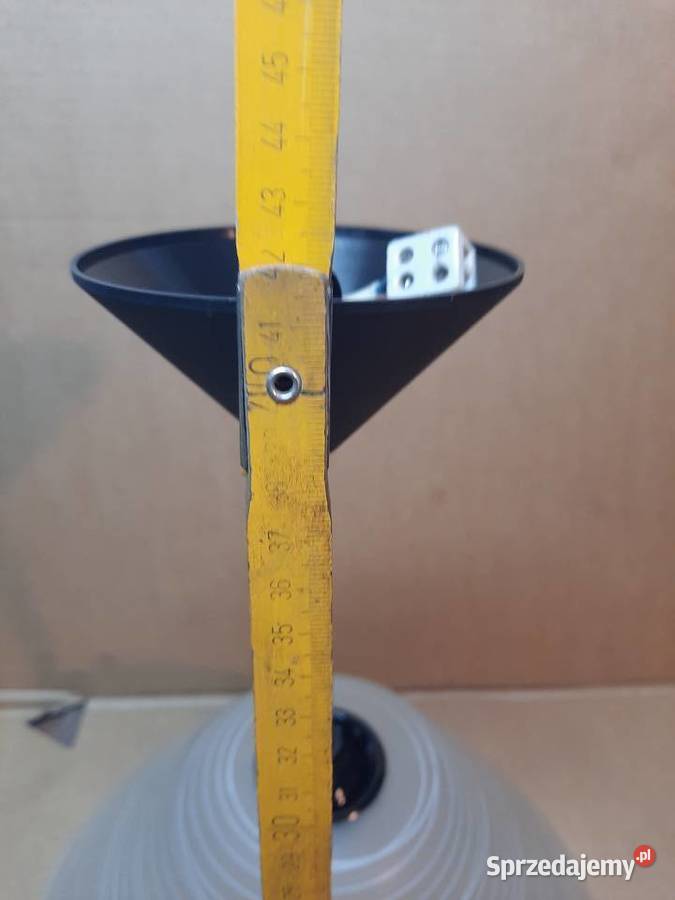 Lampa wisząca sufitowa klosz z PRL Ostrów Wielkopolski