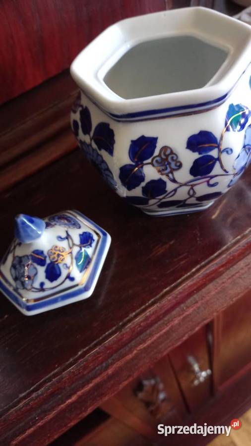 cukiernica staruszka porcelana Łomonosow Warszawa