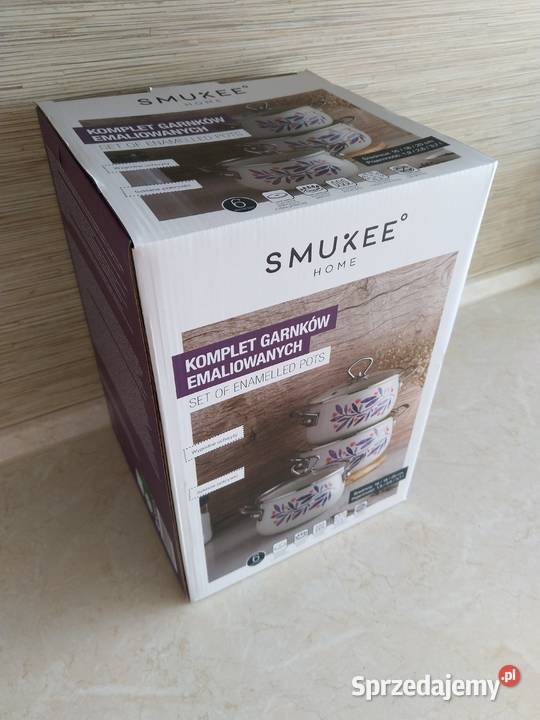 NAJTANIEJ Zestaw Garnków Emaliowanych Pokrywkami Garnki i szybkowary Zabrze