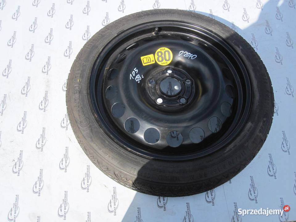 OPEL ASTRA J K koło dojazdowe 1157016 92M 5x105 świętokrzyskie sprzedam