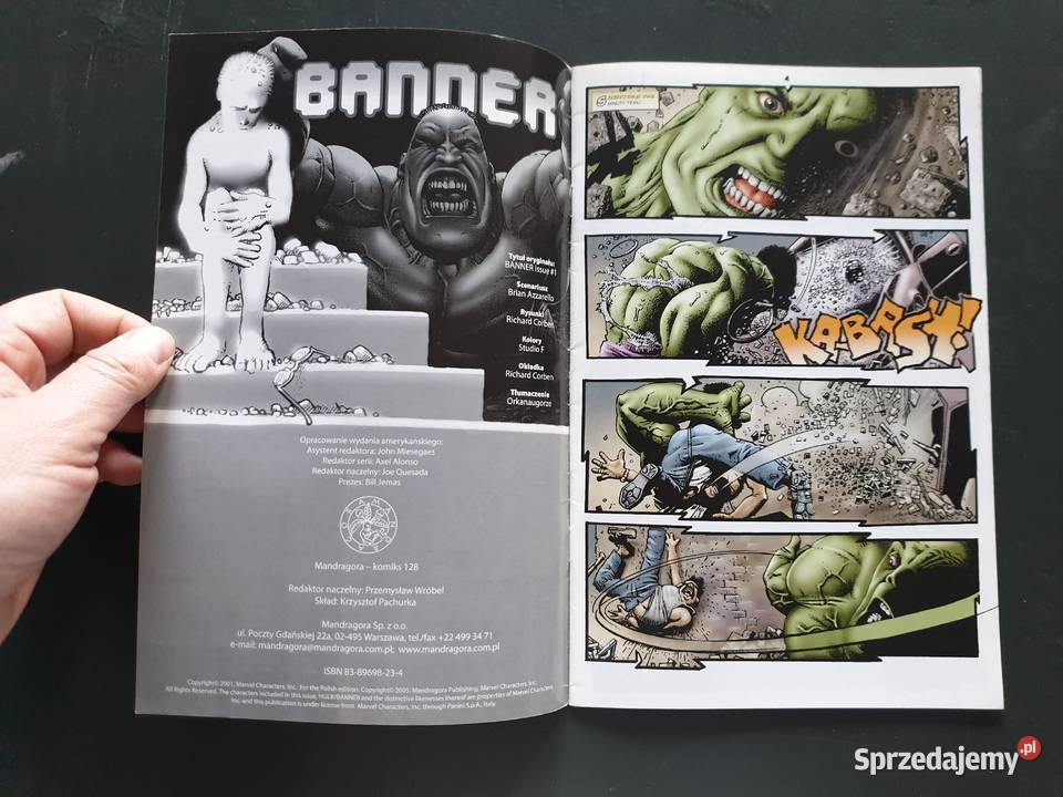 Banner 1 Mandragora komiks Marvel Gdynia