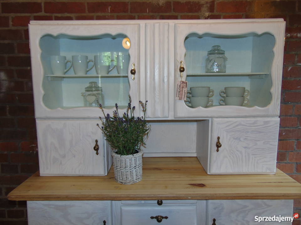 ODRESTAUROWANY finezyjny kredens bielony Piękny kujawsko-pomorskie Toruń
