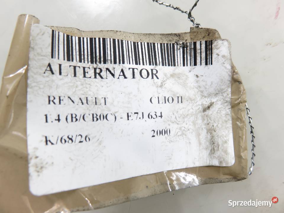 ALTERNATOR RENAULT CLIO II 14 7700434899