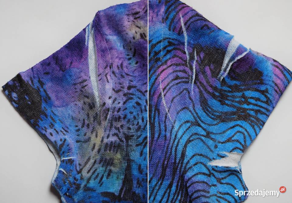 Roberto Verino tshirt damski print grafika XS Inny wzór lubelskie Lublin