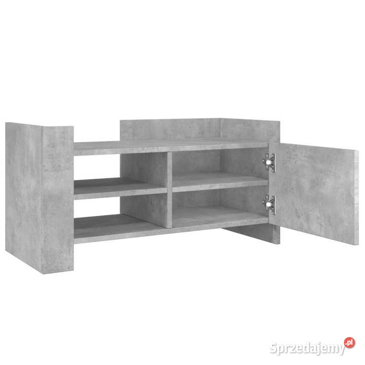 Szafka pod TV szarość betonu 80x35x40 WM848370 mazowieckie Warszawa