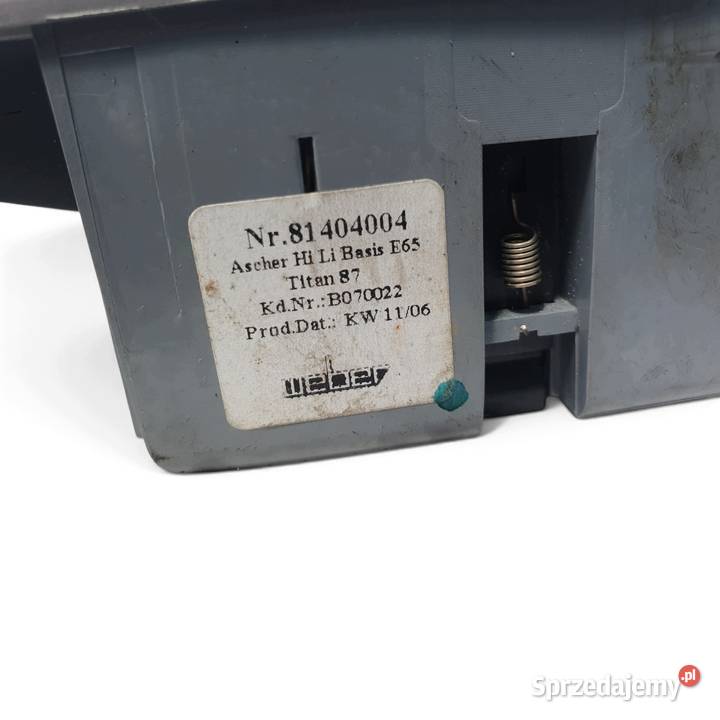 PANEL OTWIERANIA SZYBY Z POPIELNICZKĄ Bmw E65 osobowe Chełm