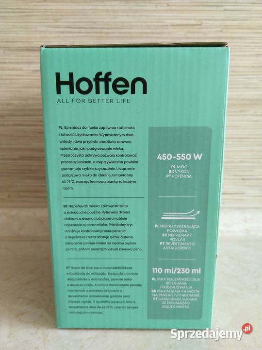 NAJTANIEJ Spieniacz 110ml Podgrzewacz 230ml 2w1 Zabrze sprzedam