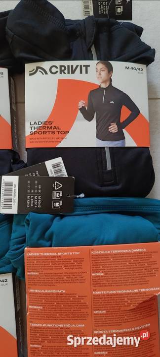 CRIVIT Koszulka termiczna damska kolory czarny