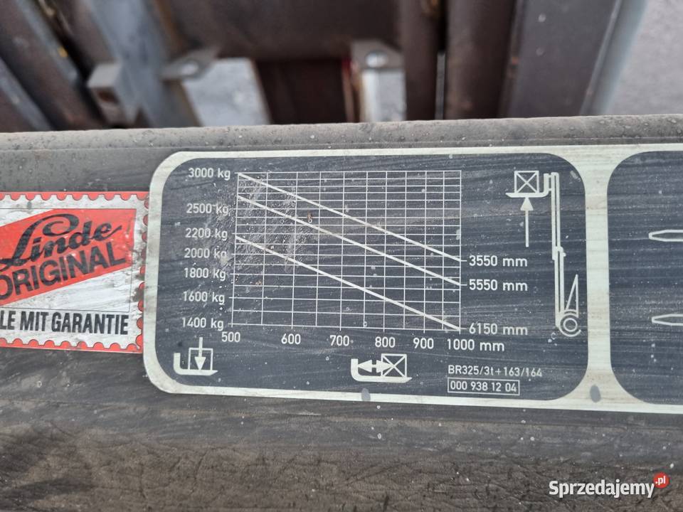 Wózek widłowy Linde E30 elektyczny Lwówek