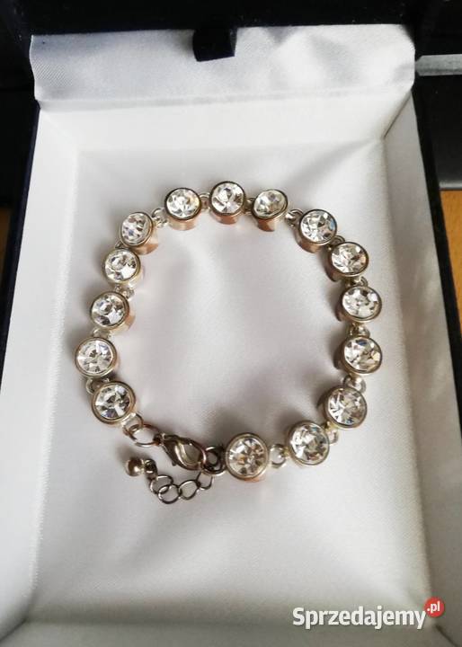 Elegancka piękna bransoletka z błyszczącymi Lublin sprzedam