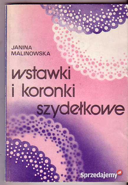 3243 WSTAWKI I KORONKI SZYDEŁKOWE JANINA MALINOW Czyrna