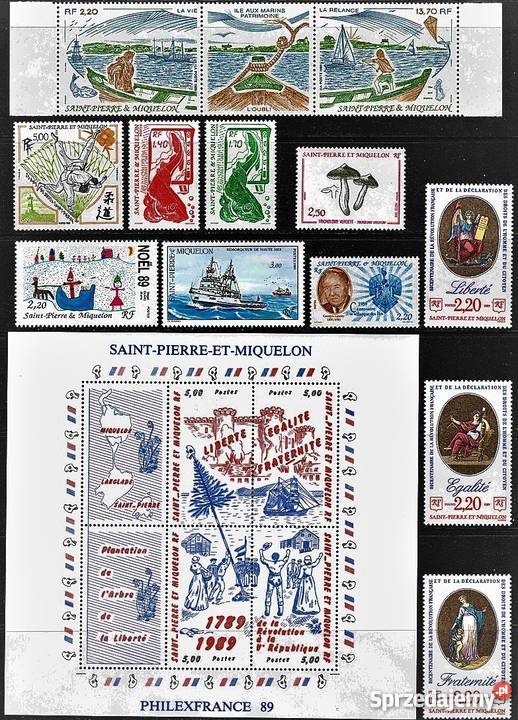 STPIERRE MIQUELON 19891990 I 1991 MNH Człuchów