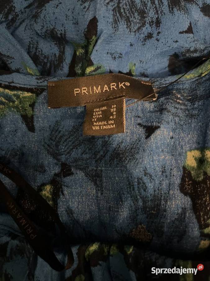 Primark sukienka modny wzór kwiaty floral zachodniopomorskie Choszczno