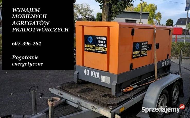 Wynajem Mobilne Agregaty prądotwórcze generator śląskie Góra