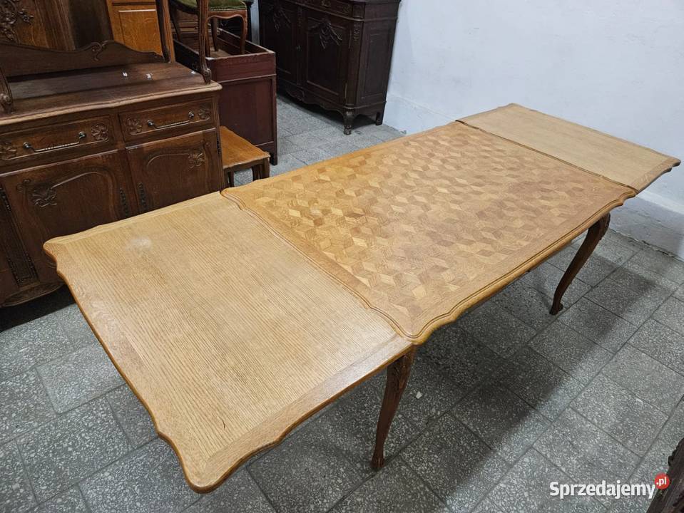 Rozkładany stół ludwikowski 6 krzeseł Nowy Sącz sprzedam