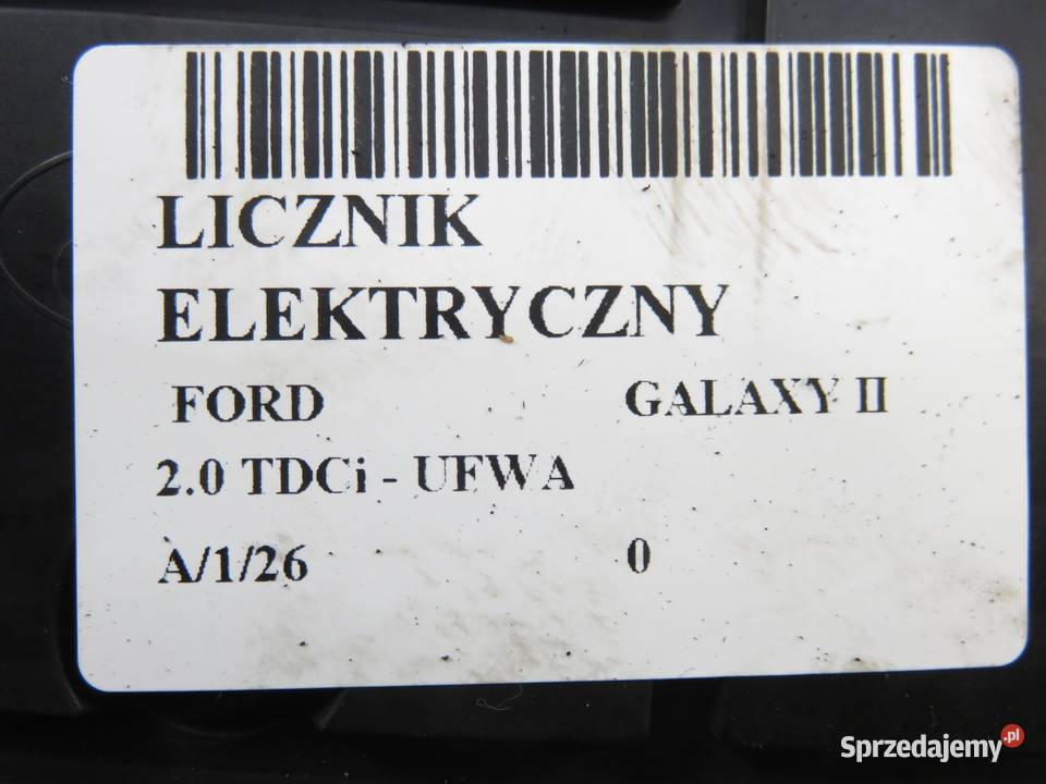 LICZNIK FORD GALAXY II 20 TDCi BS7T10849DE