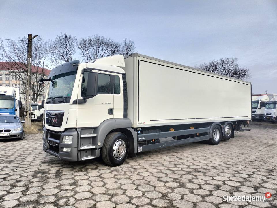 MAN TGS 26.400 6x2 EURO6 KONTENER IZOTERMA WINDA SPROWADZONY