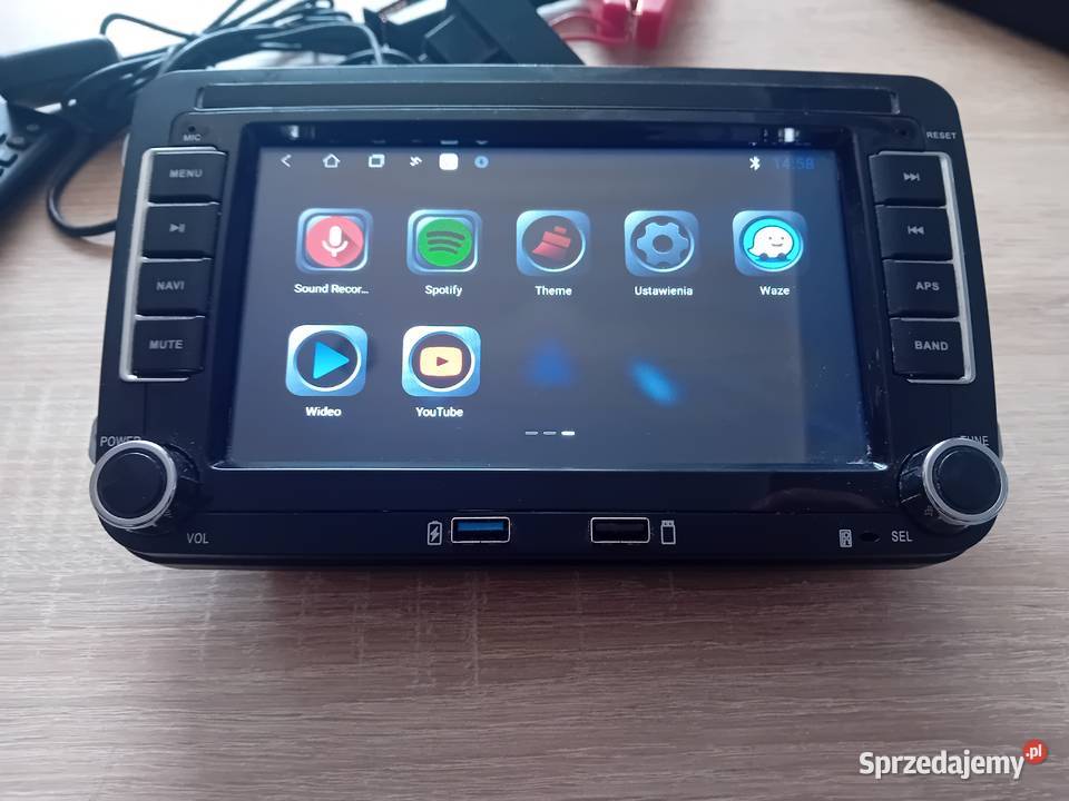 Radio samochodowe dotykowe Android USB GPS VW Nysa