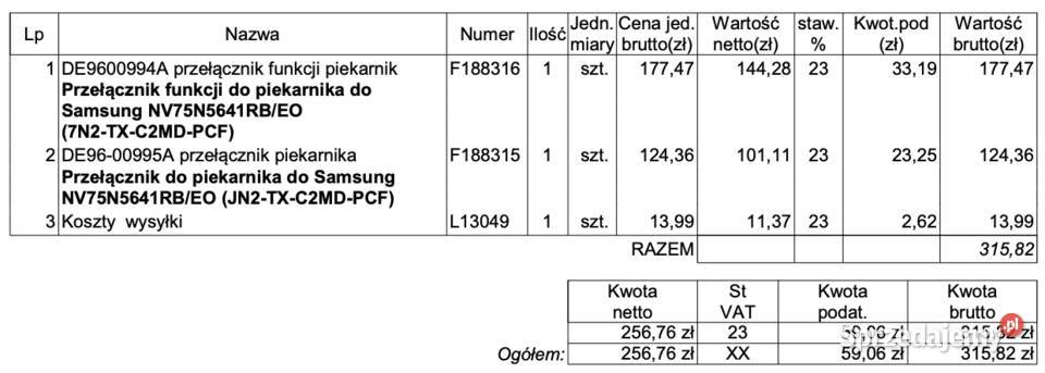 Piekarnik Samsung Dual Cook NV75N5641RB lubelskie