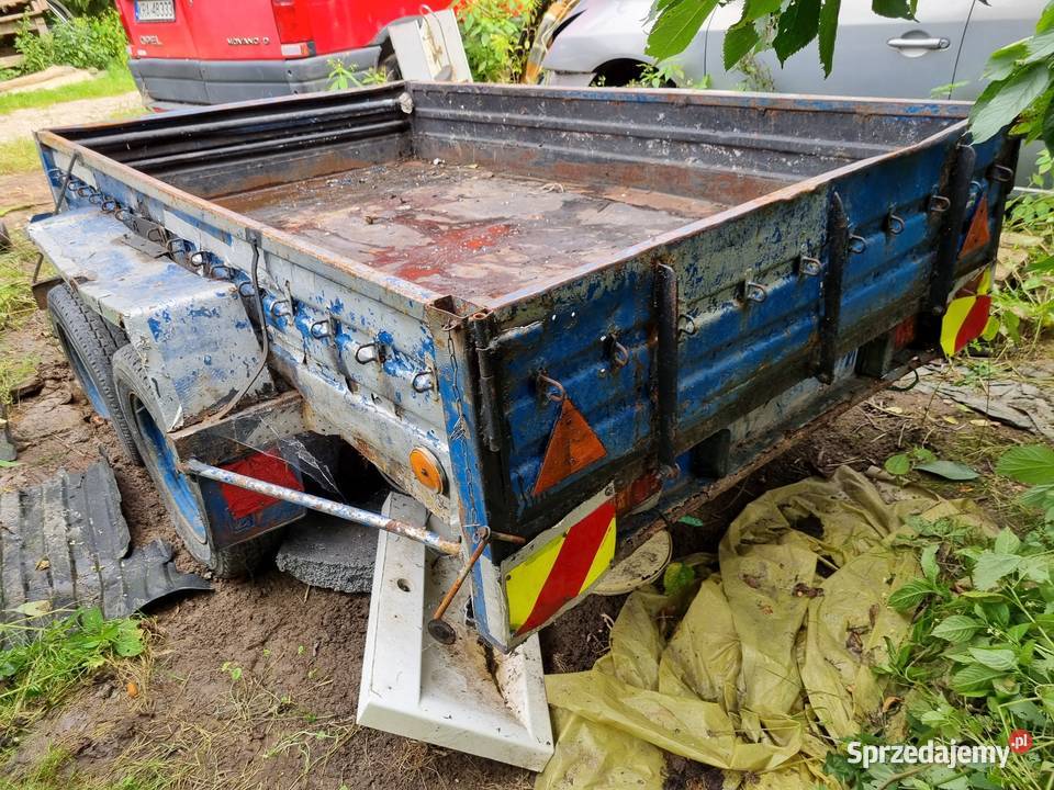 Przyczepa Przyczepka Mocna 2 Osie Burty Stalowe Stopexim małopolskie Skawina