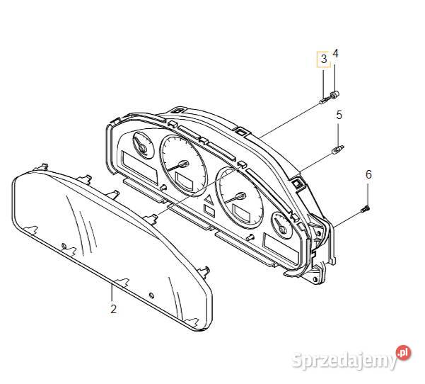 VOLVO S60 V70 S80 zarowka podswietlenia zegarow Bielany Wrocławskie