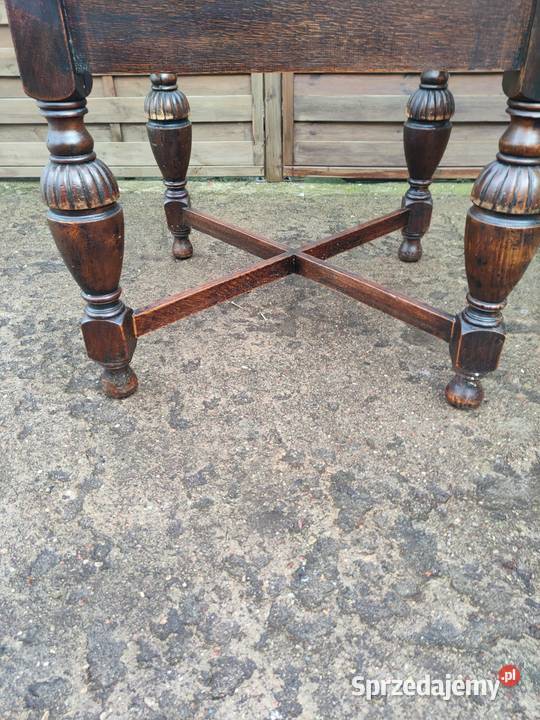 Stół rozkładany eklektyczny drewniany unikat Warszawa sprzedam