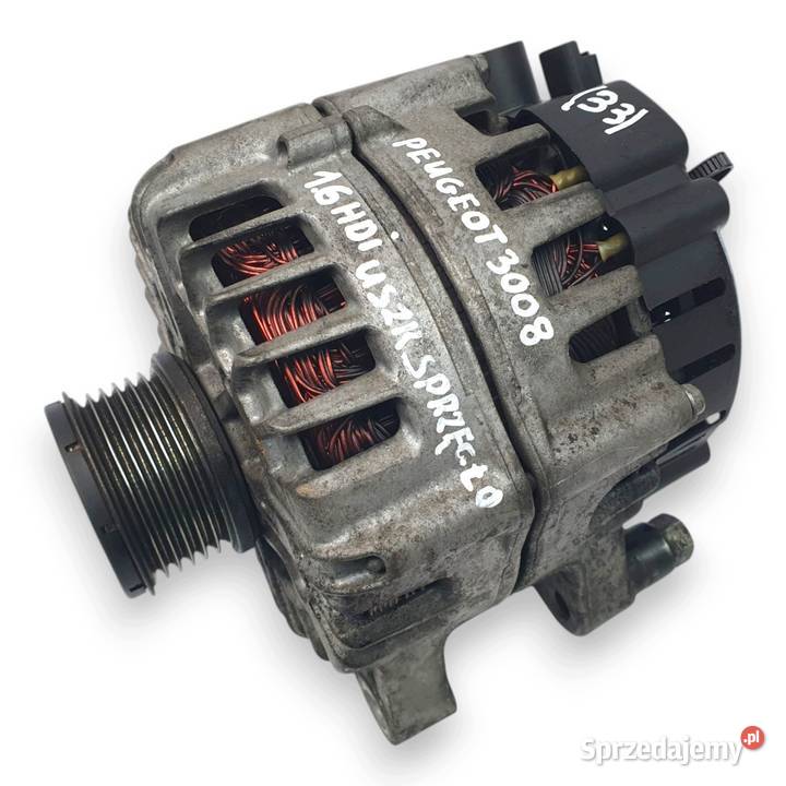 ALTERNATOR Peugeot 3008 16HDi VALEO 9688085380 lubelskie Chełm sprzedam