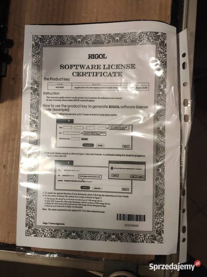 RIGOL MSO5074 4kanałowy 8GSas Uaktualniony do