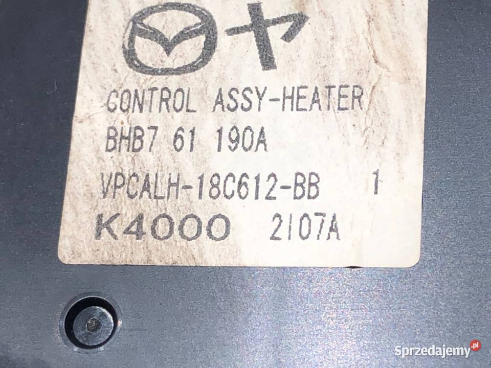 PANEL STEROWANIA NAWIEWU MAZDA 3 BL BHB761190A Motoryzacja