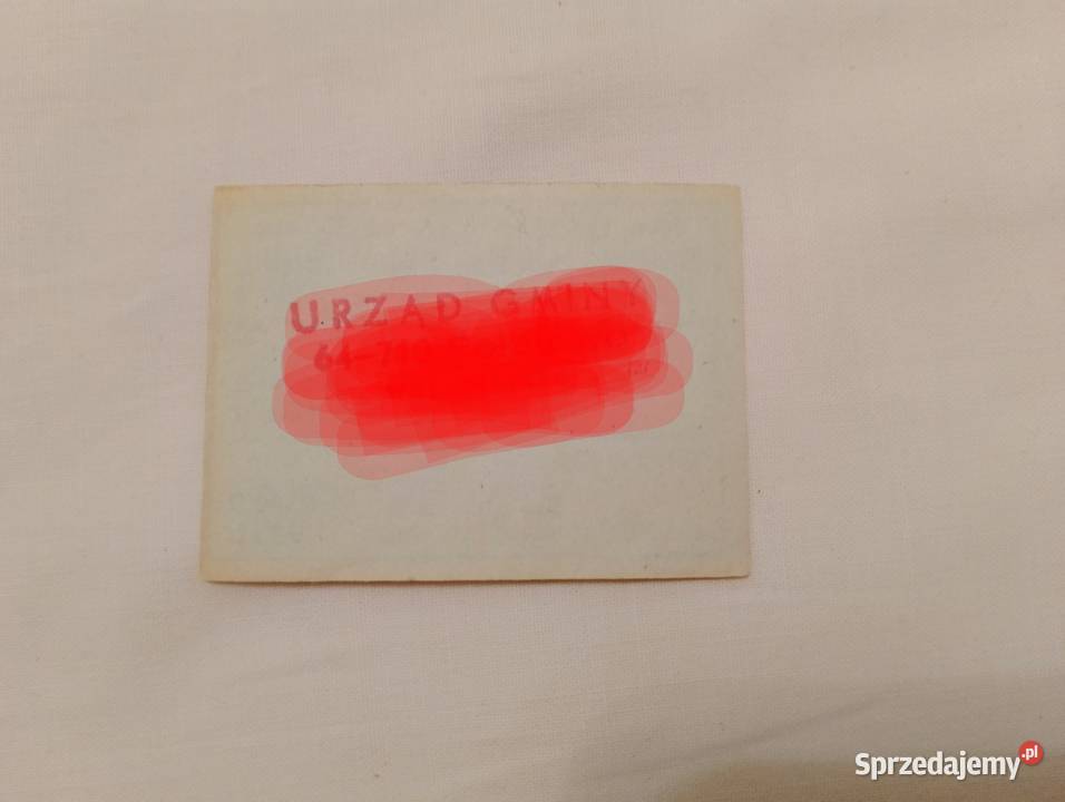 KARTKA na mięso MI z PRL sierpień 1989 Poznań