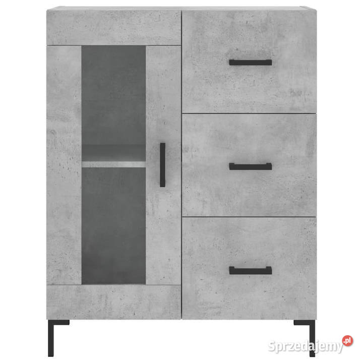 Szafka szarość betonu 695x34x90 materiał Warszawa
