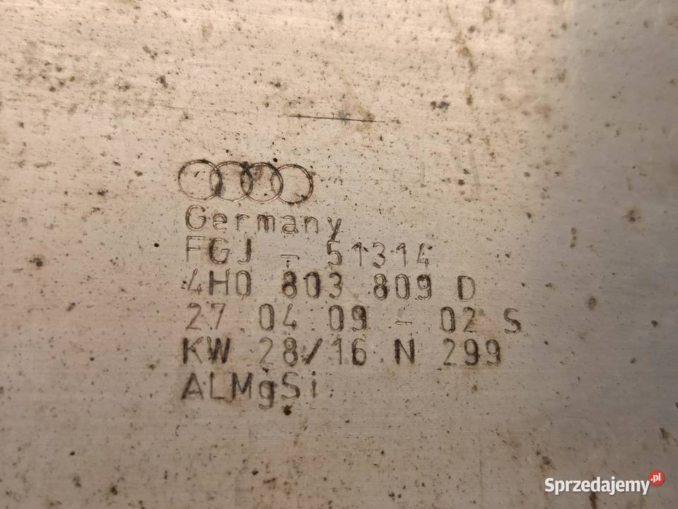 AUDI A8 D4 WZMOCNIENIE TUNELU 4H0803809D