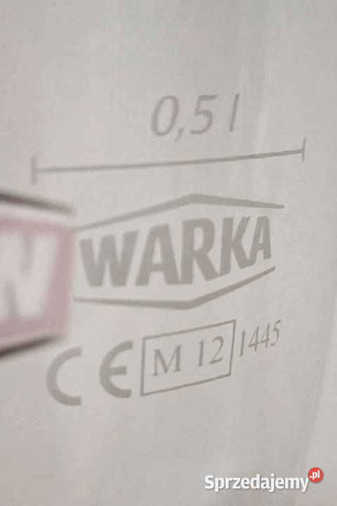 szklanki pokale kufle Warka 4 sztuki 05 l Krosno