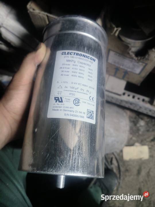 Kondensator mocy biernej ELECTRONICON 275186 kujawsko-pomorskie Wiktorowo