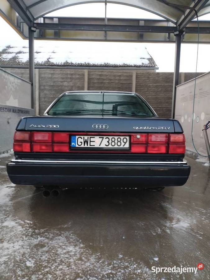 Audi 200 22 turbo Quatrro 220 Rok produkcji 1989 Częstkowo