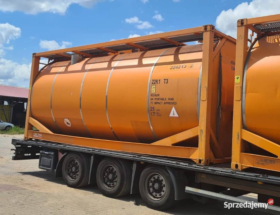 20FT cysterna kontenerowa do bitumu CIMC 25000 L Oleśnica