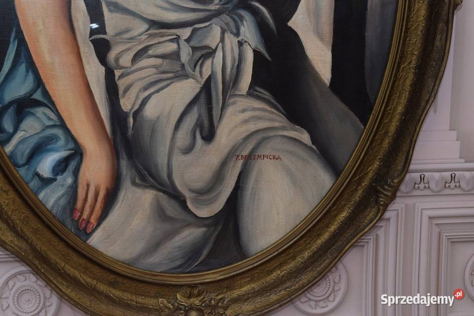 Tamara de Łempicka Art Deco Kobieta W Suknii Kraków