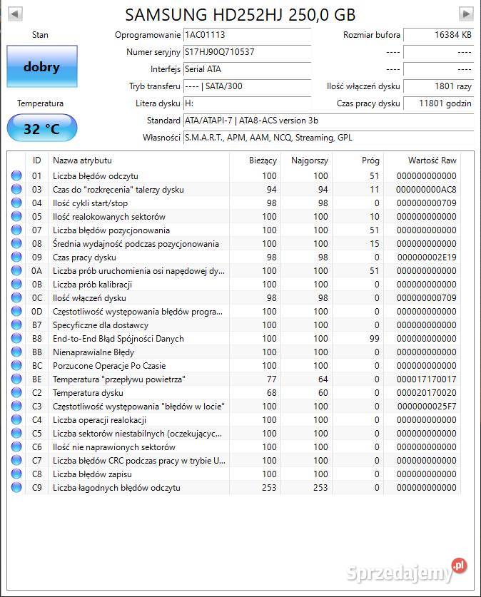 Dysk 35 160250320 WD Blue Seagate Hitachi Cieszyn