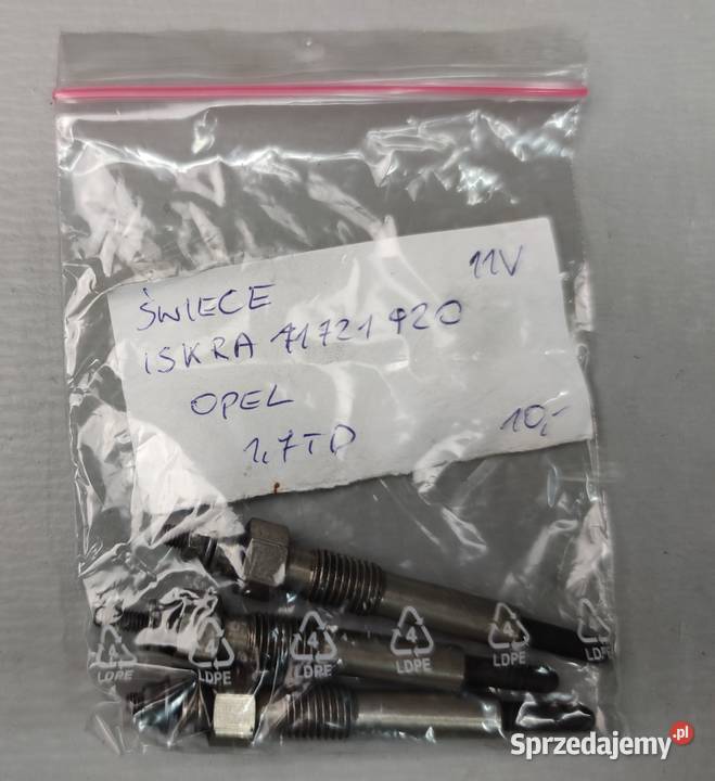 Świeca żarowa Opel 17 TD 11V ISKRA 11721920 Suchedniów sprzedam