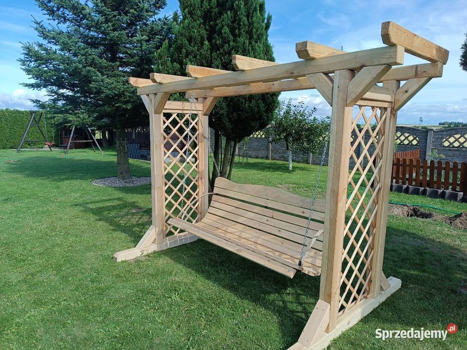 Huśtawka ogrodowa z pergola Poznań