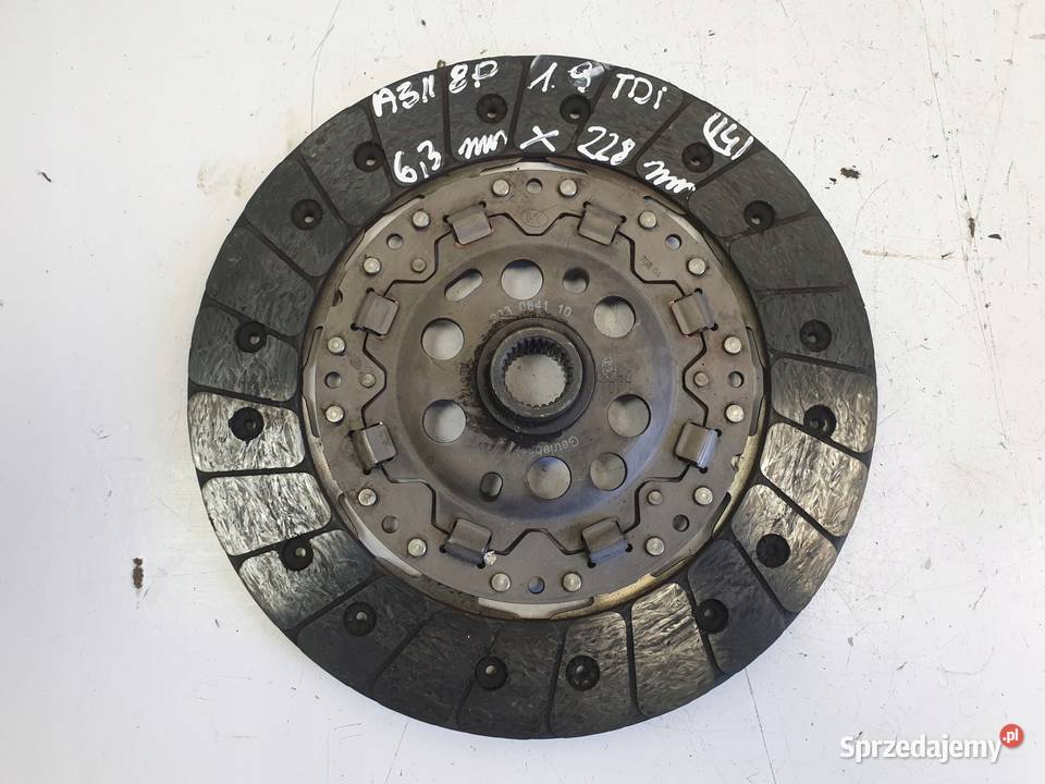 Audi A3 II 8P 19 TDI DOCISK TARCZA sprzęgło Chełm