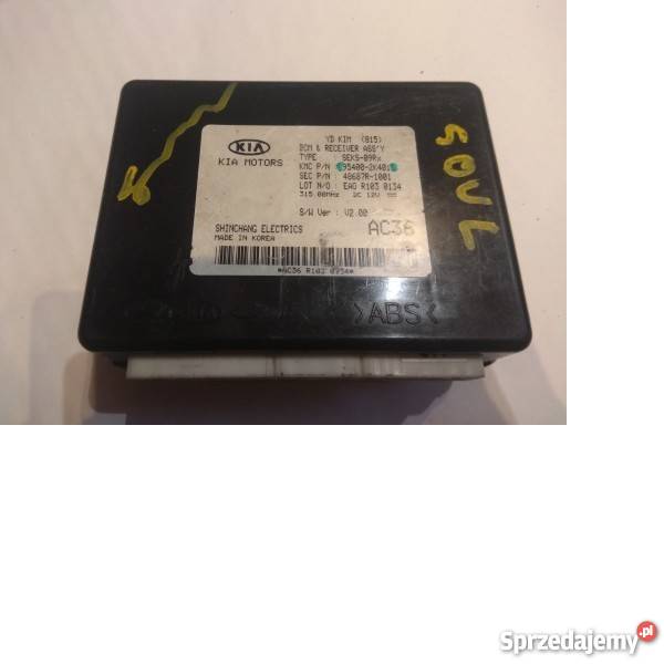 Moduł komfortu Kia Soul 954002K401 48687R1001