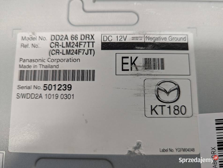 STEROWNIK TUNER MODUŁ RADIA NAWIGACJI MAZDA CX3