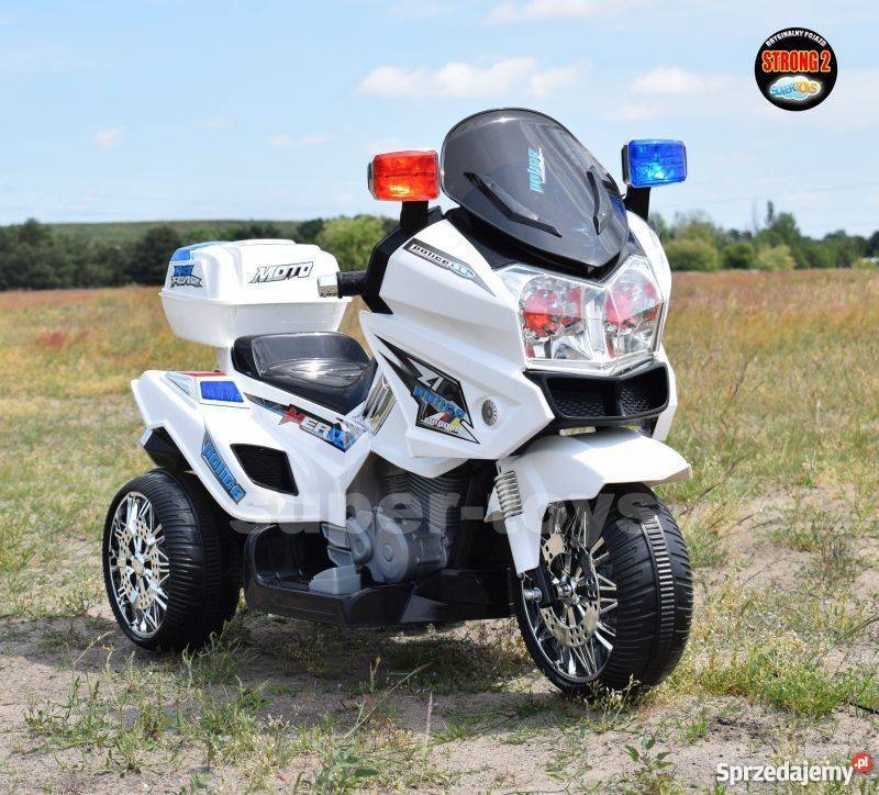 MEGA WIELKI MOTOR POLICYJNY HERO Z DŹWIĘKAMI kujawsko-pomorskie