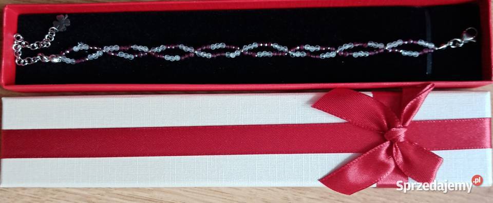 Bransoletka na rękę z kamieni naturalnych Granat Kocmyrzów