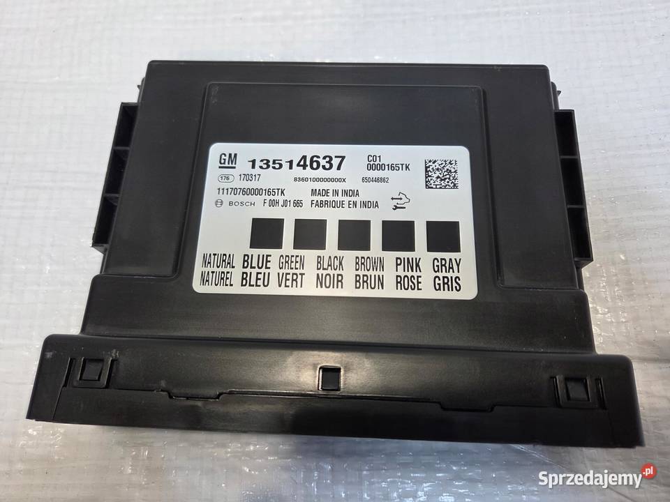 MODUŁ STEROWNIK KOMFORTU 13514637 OPEL ASTRA K V