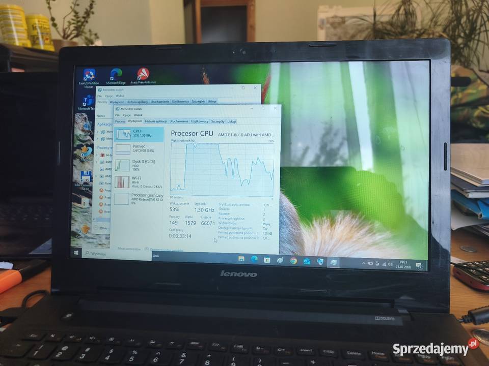 Laptop Lenovo G50 256 ssd 4 ram ddr3 Lublin