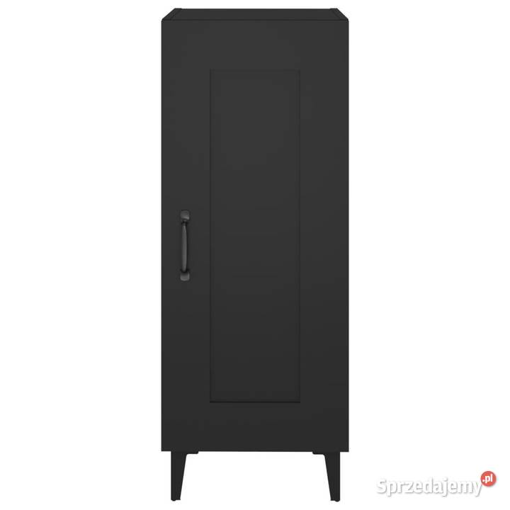 Szafka czarna 345x34x90 materiał drewnopochodny
